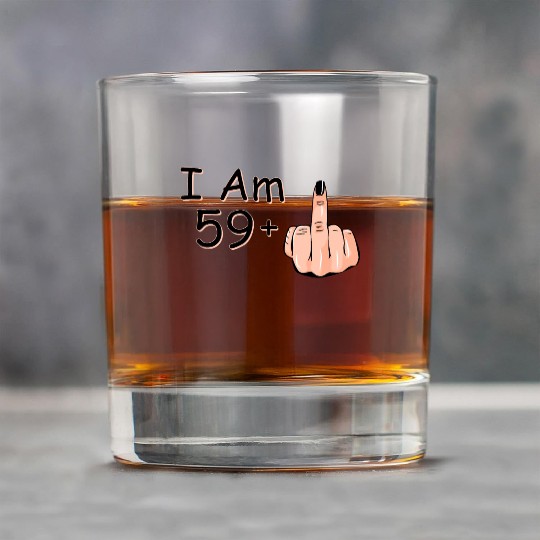 I Am 59 + 1 Middle Finger Rock Glasses I Am 59 Plus,