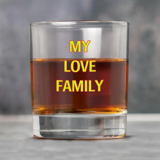 MY LOVE FAMILY USA Rock Glasses
