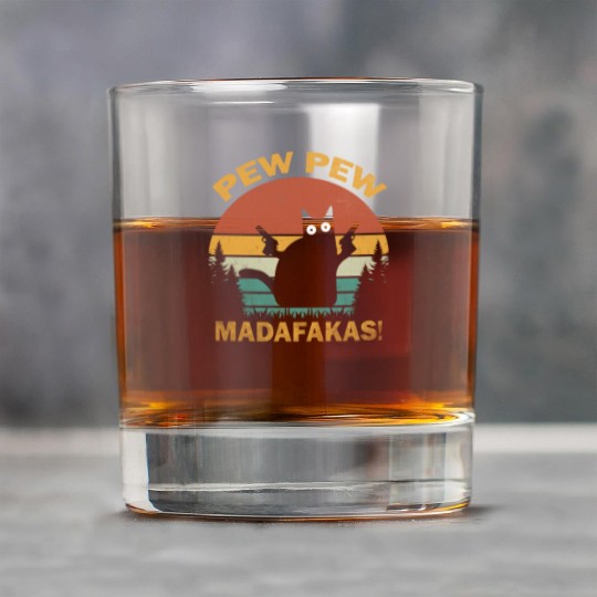 Funny | Hilarious Gift Idea | Pew Pew Madafakas Rock Glasses