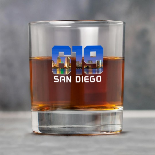 San Diego 619 Area Code California Rock Glasses