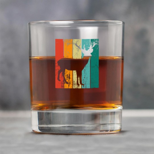 Retro Deer Rock Glasses