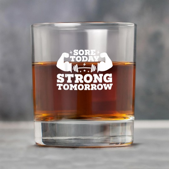 Motivational Fitness Gym Exercise Rock Glasses