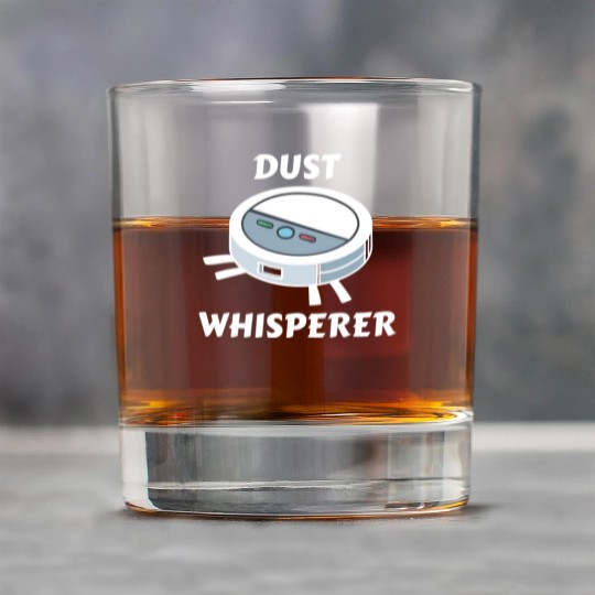 Dust Whisperer Robot Vacuum Cleaner Rock Glasses