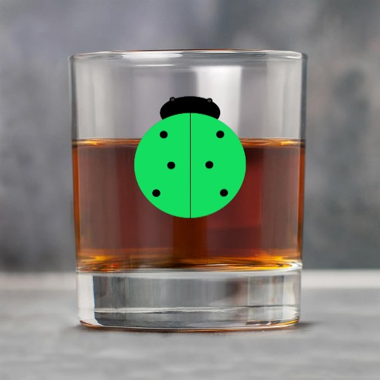 green ladybug Rock Glasses