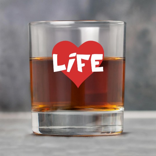 I love my life couple Rock Glasses