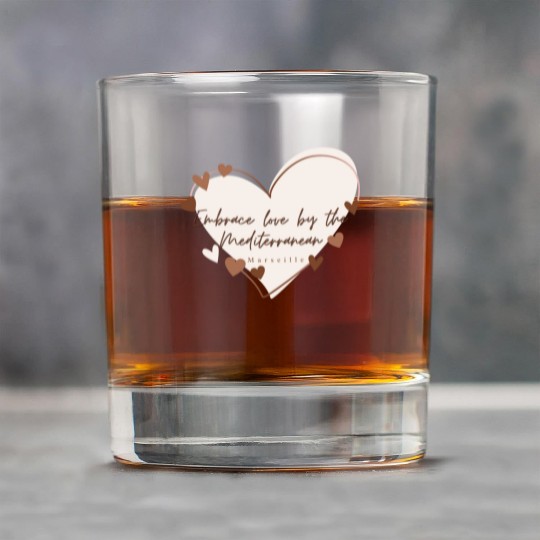 Embrace love by the Mediterranean Rock Glasses