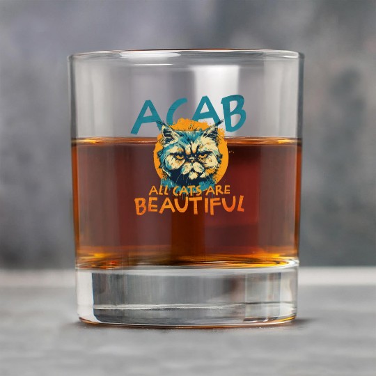 ACAB All Cats Are Beautiful Rock Glasses