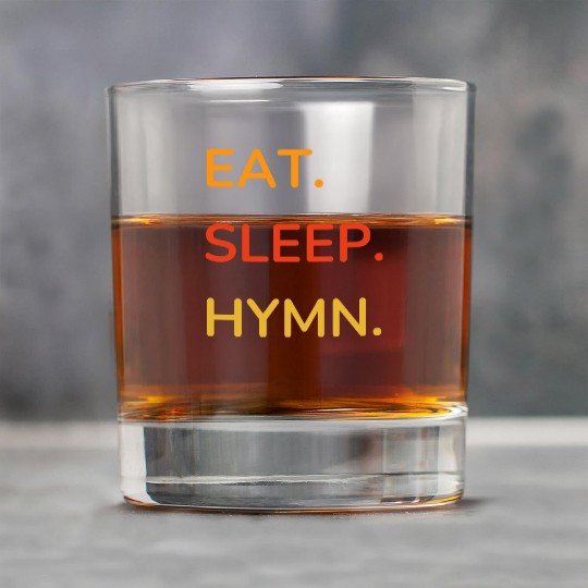 EAT SLEEP HYMN Rock Glasses