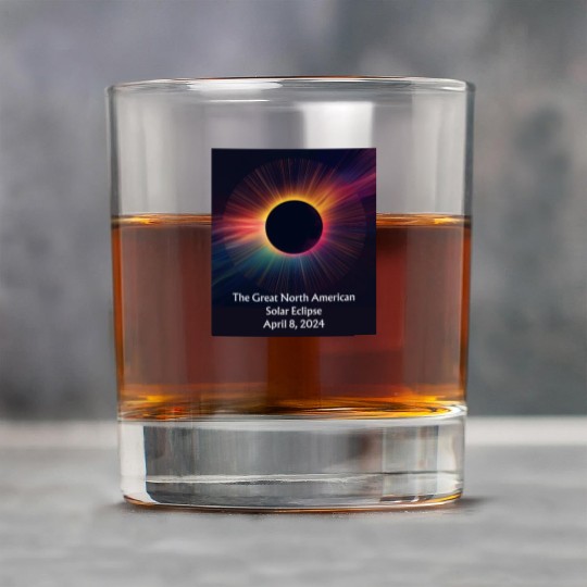 Celestial Dance: Solar Eclipse Rock Glasses