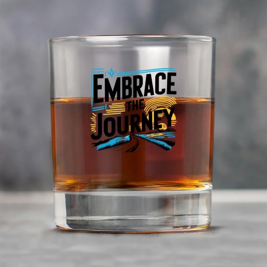 Journey Embrace: Bold Typography Rock Glasses