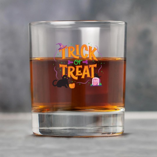 Trick or Treat Halloween. Rock Glasses