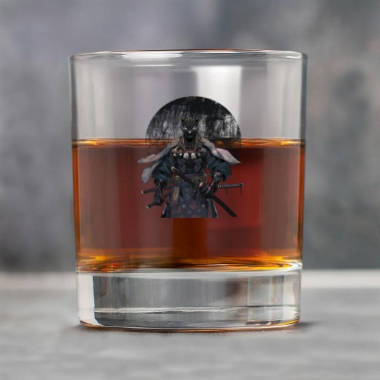 Anime Panther Warrior Samurai katana Rock Glasses