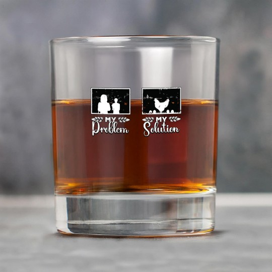 Poultry Farmer My Problem My Pictogram Mom Dad Rock Glasses