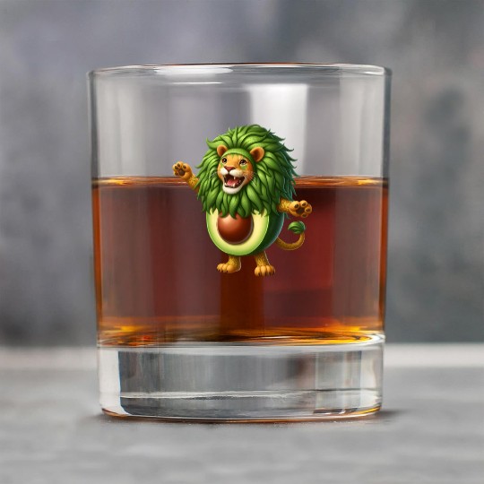 Avocado Lion Rock Glasses
