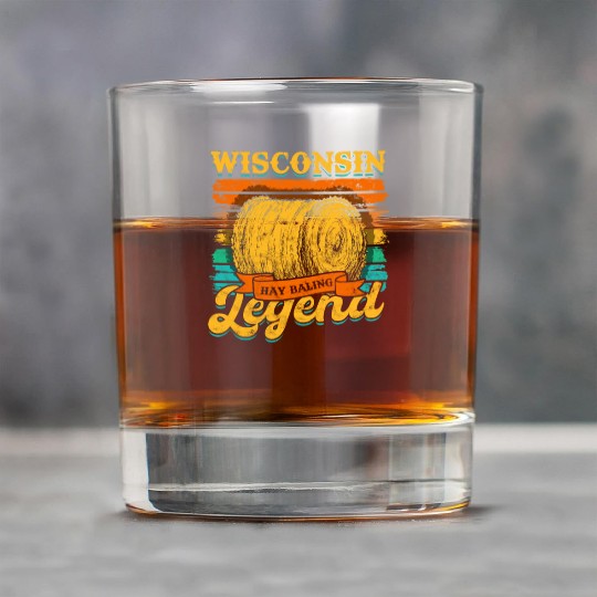 Hay Bale Farming Wisconsin Hay Baling Legend Rock Glasses