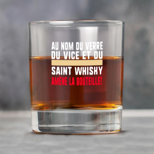 Au Nom Du Verre Du Vice Et Du Saint Whisky Amène Rock Glasses