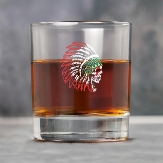 Indigenous Native American Skull Skull Head Rock Glasses