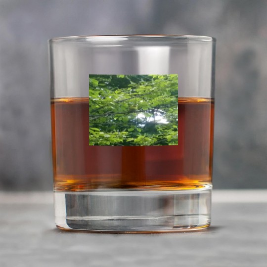 Camouflage Parakeet in Tree Gifts for Animal Lover Rock Glasses