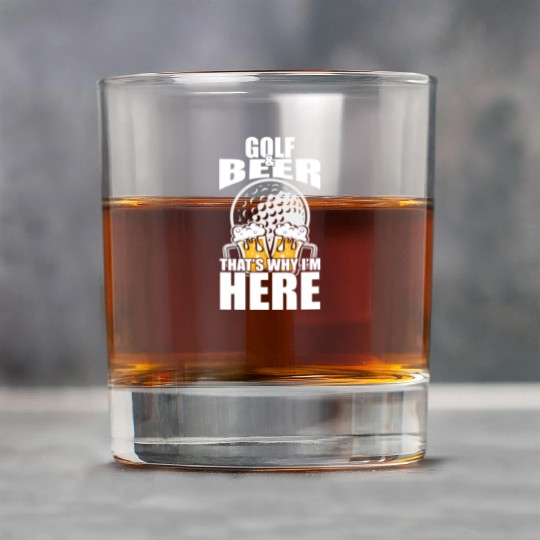Funny Golf Beer Rock Glasses Funny Picture