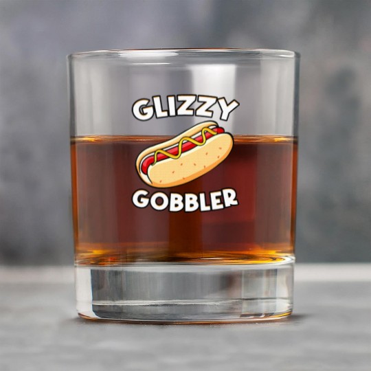 Hot Dog Glizzy Gobbler Number One Gladiator Rock Glasses