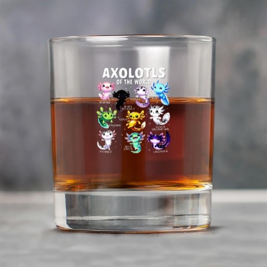 Axolotl Kawaii Axolotls of the World Axolotl Rock Glasses