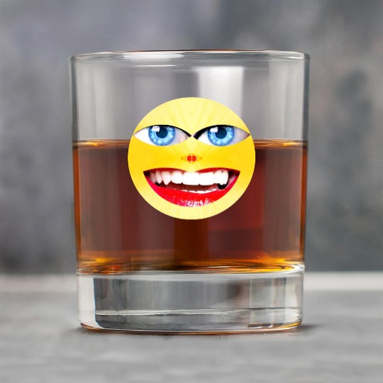 Smile Face Have a Nice Day Promote Happiness Joy Rock Glasses