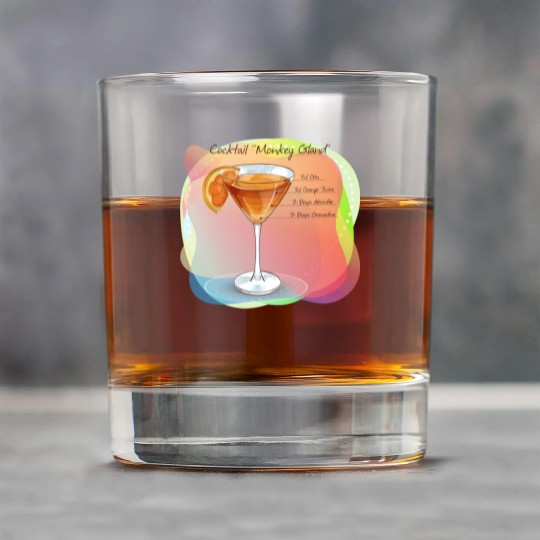 Cocktail Monkey Gland Recipe Gin Orange Juice Rock Glasses