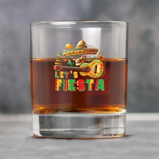 Let s Fiesta Funny Cinco De Mayo Piñata Rock Glasses