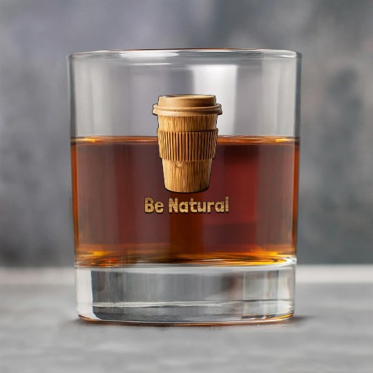 Be Natural, Bamboo Coffe Cup Rock Glasses