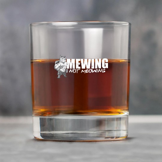 Funny Cat Meme Mewing Not Meowing Jawline Rock Glasses