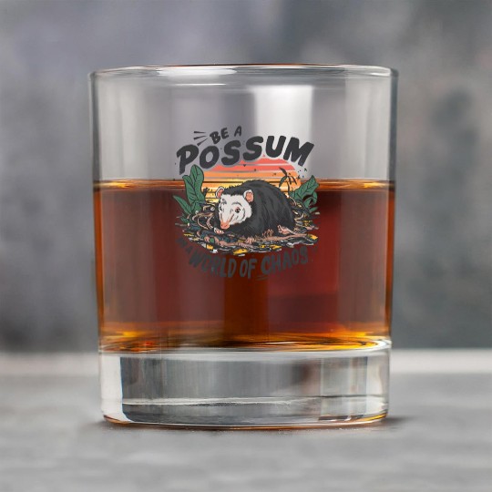 Be a Possum in a world of chaos Street Cats Squad Rock Glasses
