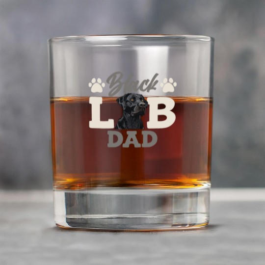 Black Labrador BLACK LAB DAD Labrador Owner Rock Glasses