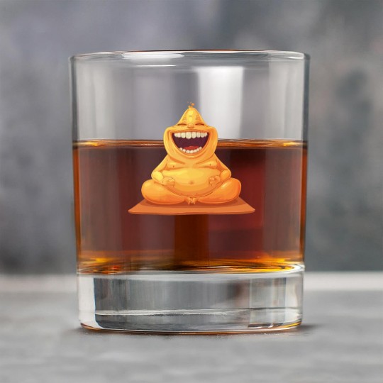 Joyful Yellow Creature Embracing Laughter Rock Glasses
