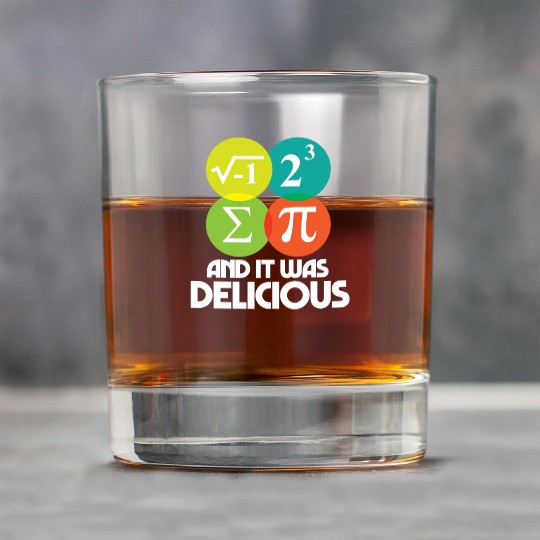 I Ate Some Pie and It Was Delicious Math Pun Pi Rock Glasses