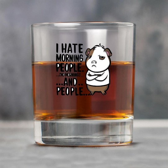 I Hate Morning People for a Morning grumpy Rock Glasses