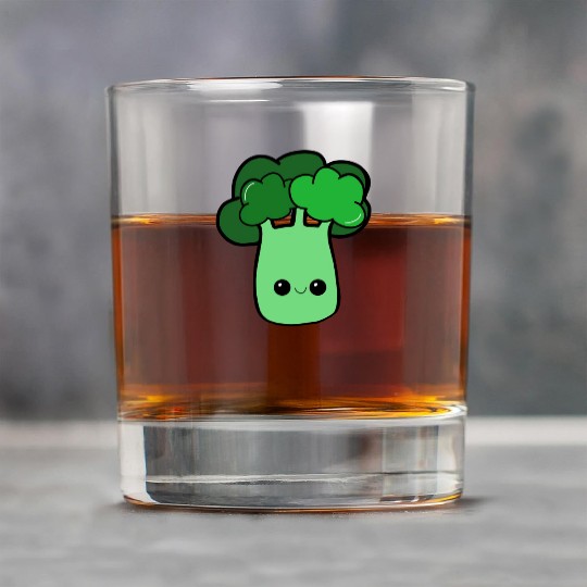 Cute Loves Broccoli Veggie Gardening Adult Kids To Rock Glasses