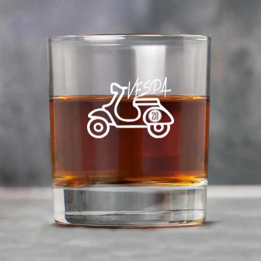 Classic Vespa Scooter Vintage Classic Rock Glasses
