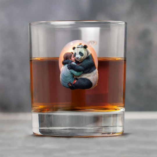 Panda Embrace Rock Glasses