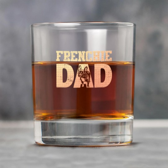 Frenchie DAD French Bulldog Lover Owner Rock Glasses