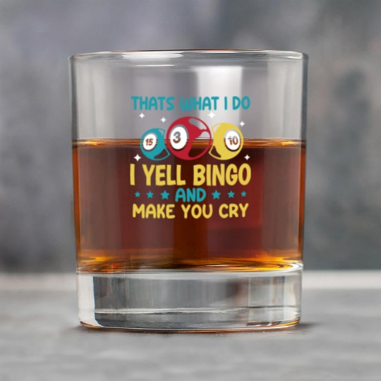 Funny Bingo Player Rock Glasses