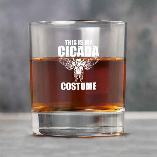 This Is My Cicada Costume, Funny Cicada Invasion Rock Glasses