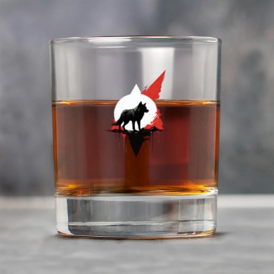 Tribal Wolf Totem Rock Glasses