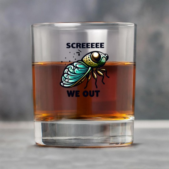 Funny Cicada Quote We Out Cicada Rock Glasses