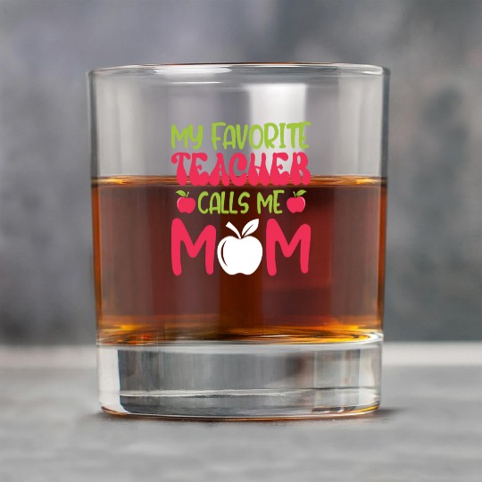 My Favorite Teacher Calls Me Mom - Mothers Day. gi Rock Glasses