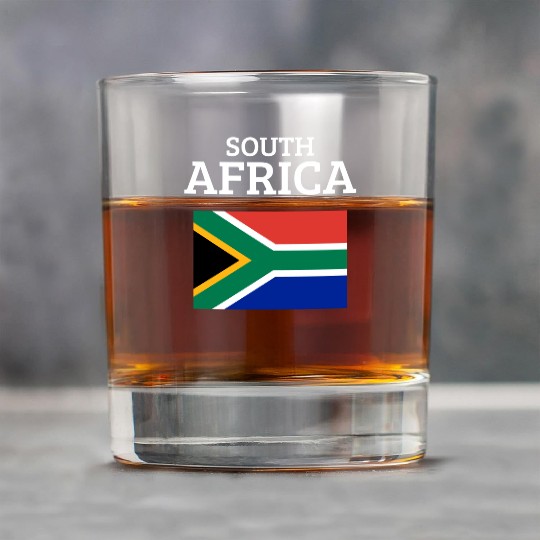 South Africa Bold Flag Colors Pride Statement Rock Glasses