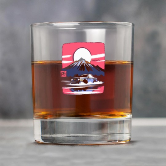 Japan Red Sun Mountain Racer Rock Glasses