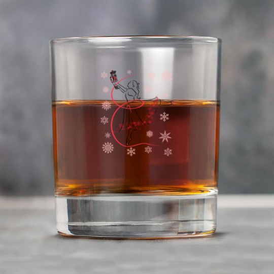 The Nutcracker Ballet and Clara Christmas Holiday Rock Glasses