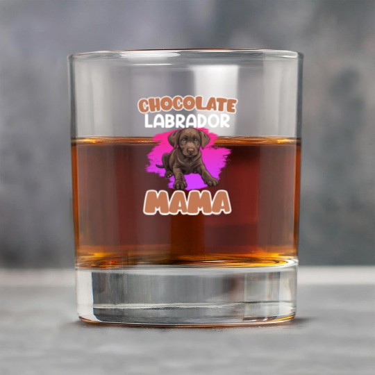 Labrador Retriever CHOCOLATE LAB MOM Labrador Rock Glasses