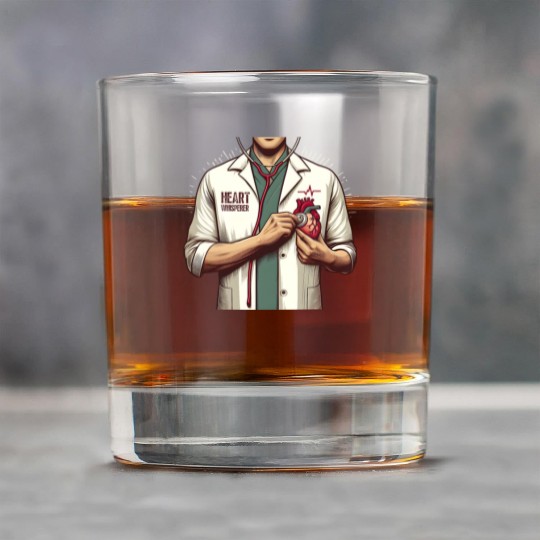 Cardiac Nurse Heart Whisperer Design Rock Glasses