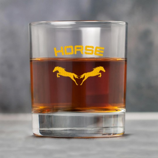 Horses Double Horse Riding Horsepower Lover T Rock Glasses